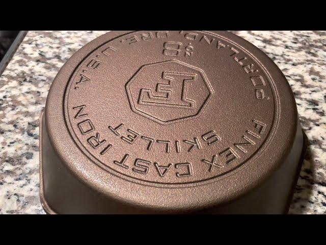 Finex No. 8 Cast Iron Skillet: Unboxing and thoughts