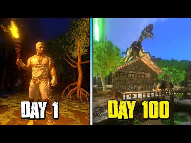 I SURVIVED 100 DAYS IN THE SWAMP HARDCORE| ARK MOBILE - DAY 50 TO 60 EP6-S5 (dia 50 ao 60)