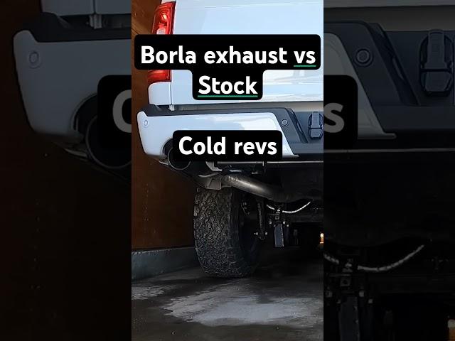 Ford F150: BORLA exhaust vs Stock