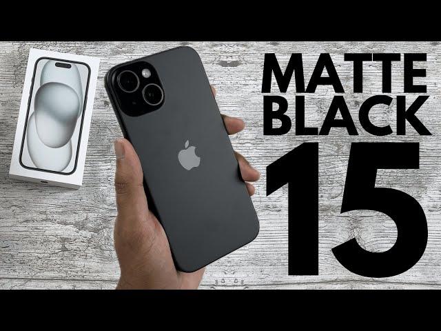 iPhone 15 Black UNBOXING + SETUP!