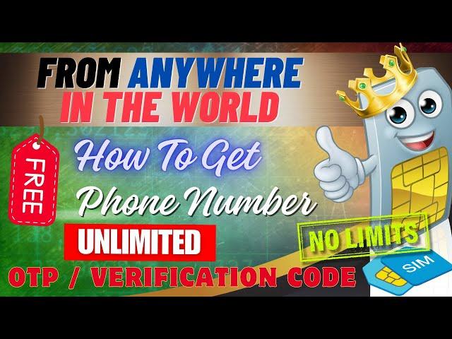 How to get a FREE Phone Number 2024 | Free Virtual Phone Number for Verification
