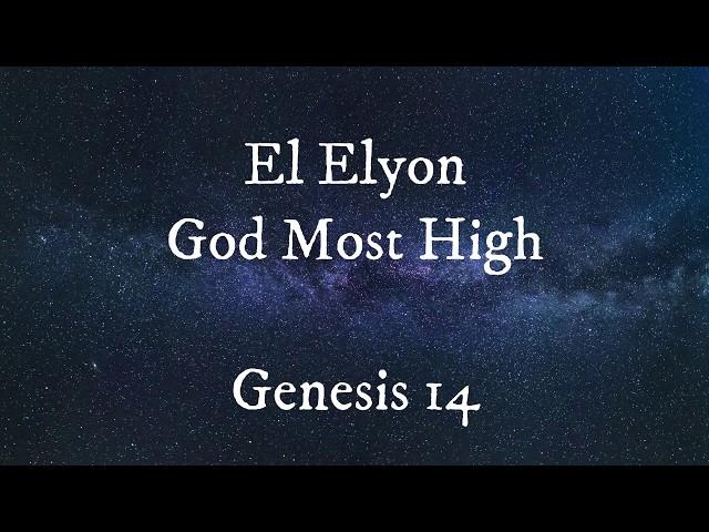 He Is... Names of God (From Genesis to Revelation)