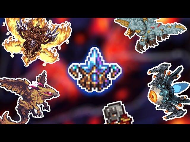 Calamity all bosses vs Yharim's Crystal