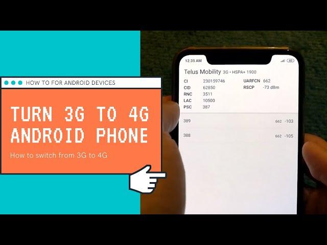 How To Change 3G To 4G On Android Phones - Go From 3G to 4G LTE Network! (Troubleshooting)