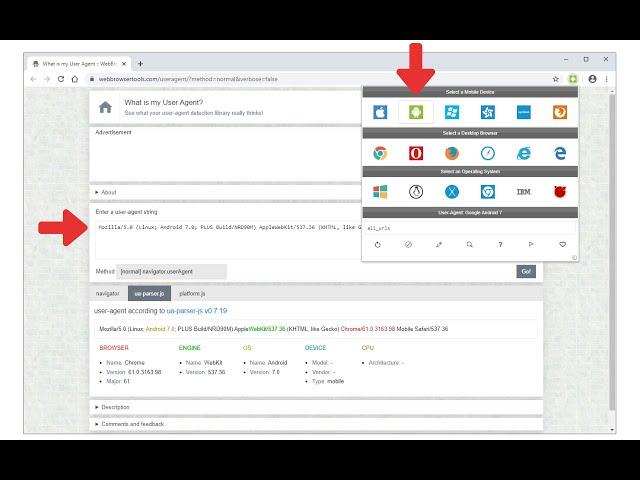 User-Agent Switcher - Browser Extension Review