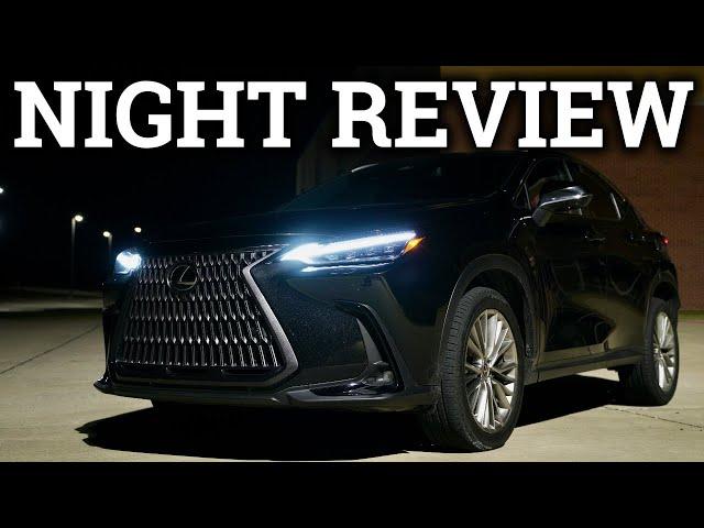 New Ambient Lights! 2022 Lexus NX Night Review & Drive