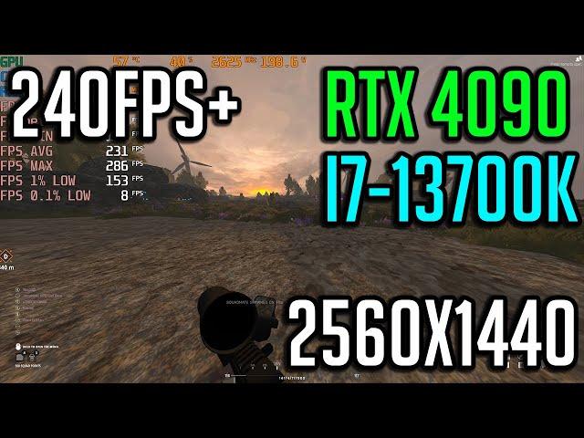 BattleBit Remastered - RTX 4090 + I7-13700K MAX FPS! [2560x1440]