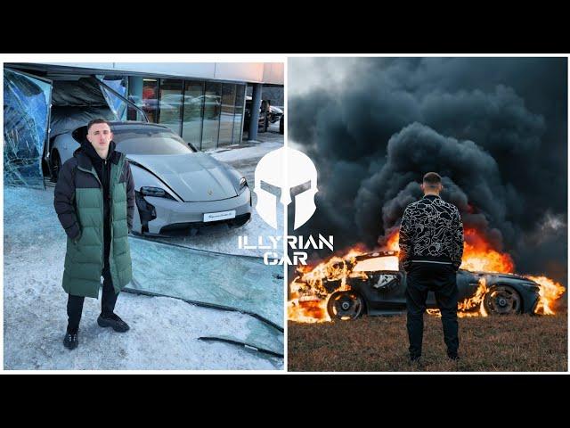 Mikhail Litvin - The Guy who burn AMG GT63s, now Crash Porsche Taycan Turbo S