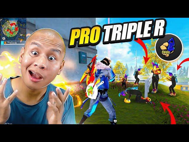 Mr. Triple R Pro Enemies in My Game  Intense Unbelievable Solo Vs Squad Gameplay - Free Fire Max