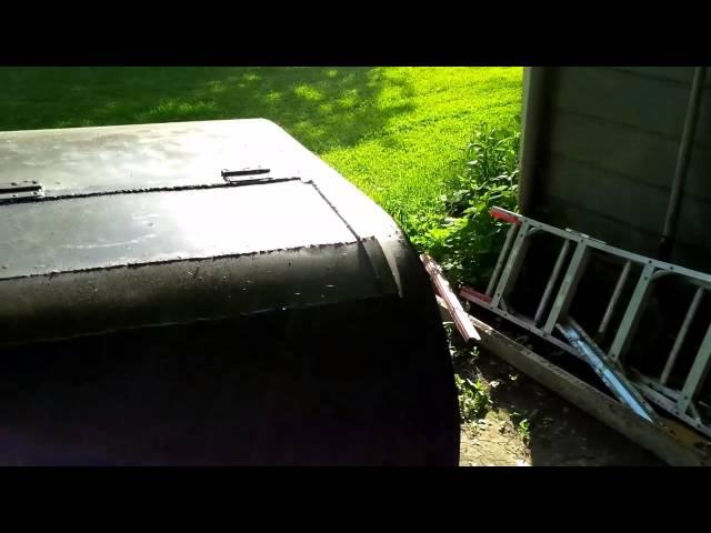 Diy oil tank smoker