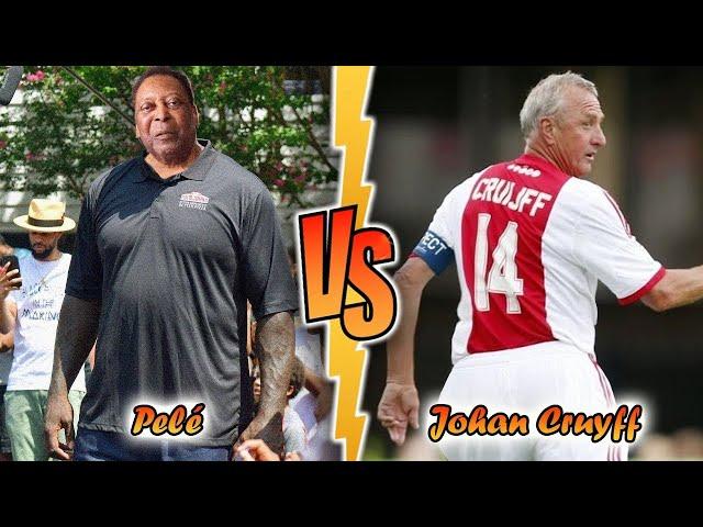 Johan Cruyff VS Pelé Transformation ⭐ 2023 | Rest In Peace Legends