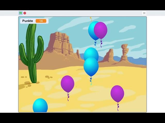 Scratch luftballon spiel funktioniert nicht