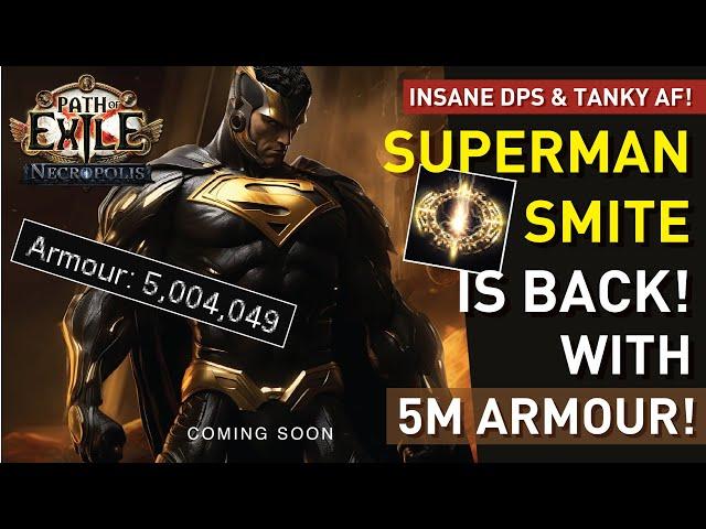 WTF 5 Million ARMOUR【Superman SMITE】Deleting T17 & Ubers in EASY MODE | Coming Soon 3.24