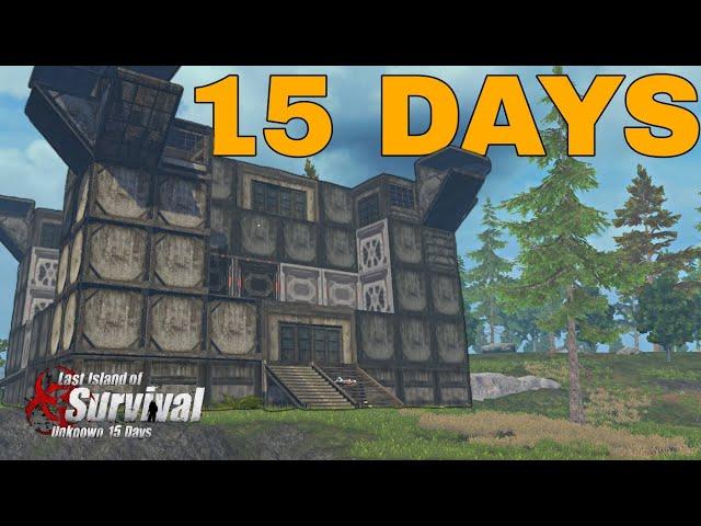 I played 15 days on the hardest server Last Island of Survival