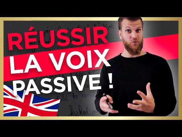 Tutoriel complet sur la voix passive en anglais.