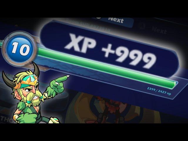 How To Get 1000 EXP Per Match! (Brawlhalla Level Grinding Tutorial)