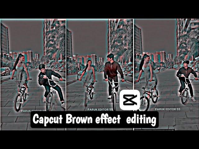 Capcut HDR CC Brown effect video editing। Brown effect video editing capcut