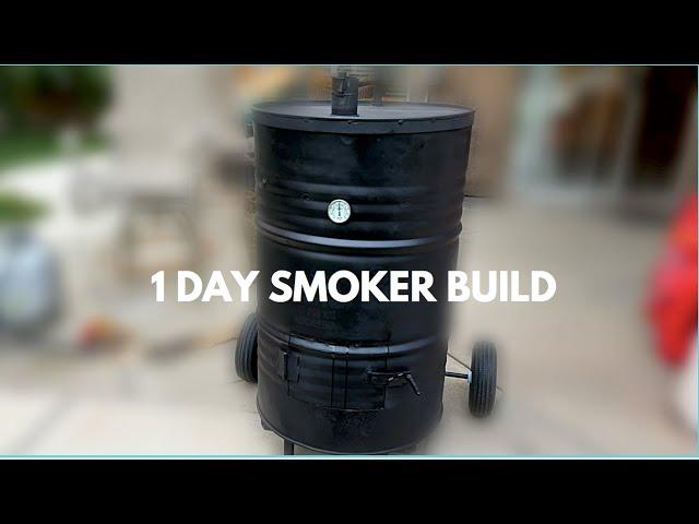 One Day DIY Smoker Build And Cook  | Ugly Drum Smoker |