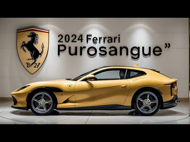 Ferrari's First SUV: 2024 Purosangue Shocks the World!