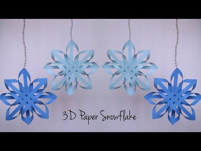 How to Make Paper Snowflakes | Easy Snowflake pattern | DIY Christmas Decorations