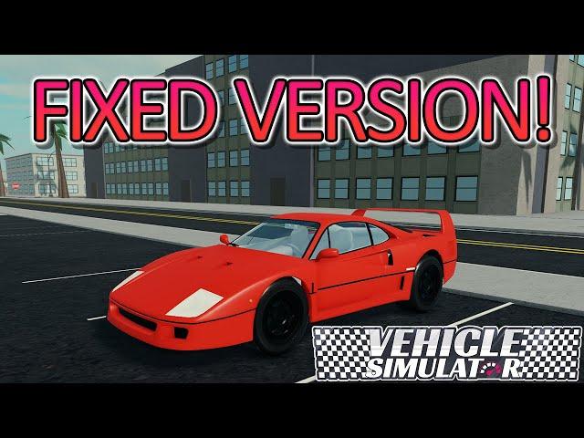 PLAYING THE NEW FIXED VEHICLE SIMULATOR | ROBLOX