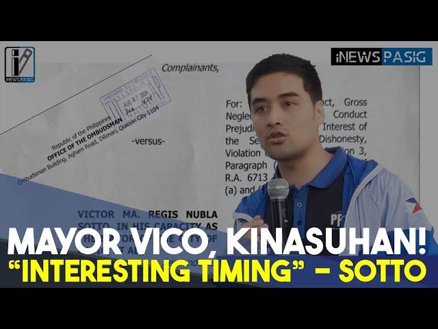 Mayor Vico sa isinampang reklamo ng graft laban sa kanya, "interesting timing" umano | iNews Pasig