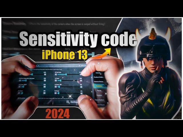 Update 3.3 |  best sensitivity for iPhone 13 BGMI/Pubg Mobile 