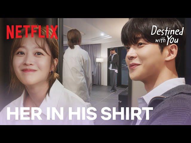 Rowoon is pleasantly surprised by Cho Bo-ah in his shirt | Destined With You Ep 15 [ENG SUB]