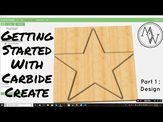 Carbide Create Shapeoko Basics - Part 1: Design // CNC Woodwork