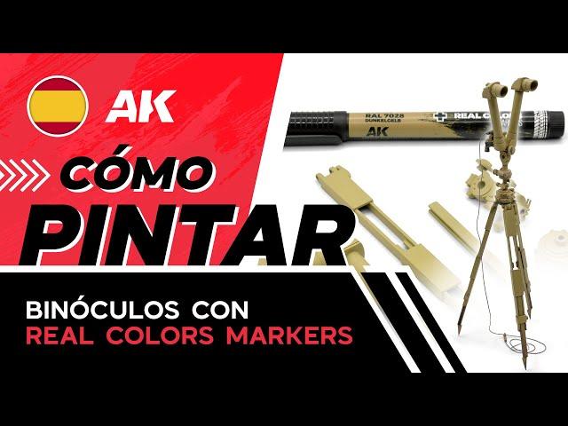 CÓMO PINTAR BINOCULARES | REAL COLORS MARKERS | RUBÉN GONZÁLEZ