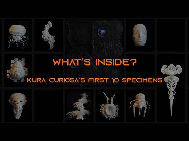 3D-Printable Cosmic Wonders  |  Kura Curiosa:  Specimens 1-10