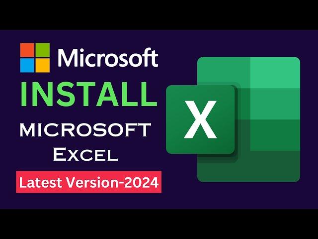 How to Download & Install MS Excel for Free 2024 | Microsoft Excel Installation