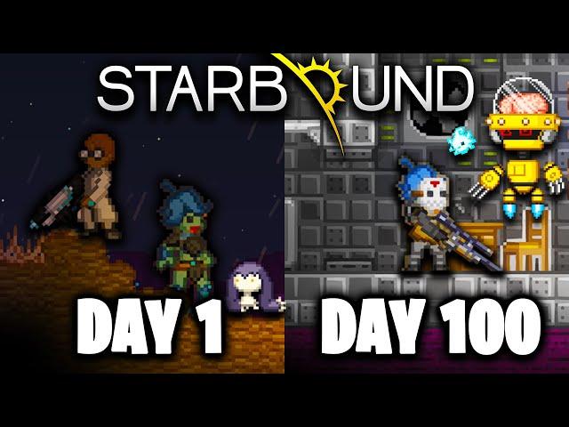 I Spent 100 days in MODDED STARBOUND (Frackin’ Universe)