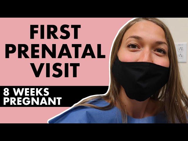 8 WEEKS PREGNANT + FIRST ULTRASOUND | What to Expect at FIRST Doctor Appointment During Pregnancy