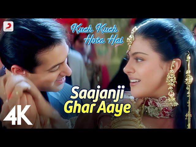 Saajanji Ghar Aaye: Kuch Kuch Hota Hai | SRK| Kajol Salman Khan| Kumar Sanu | Alka Yagnik|4K Video