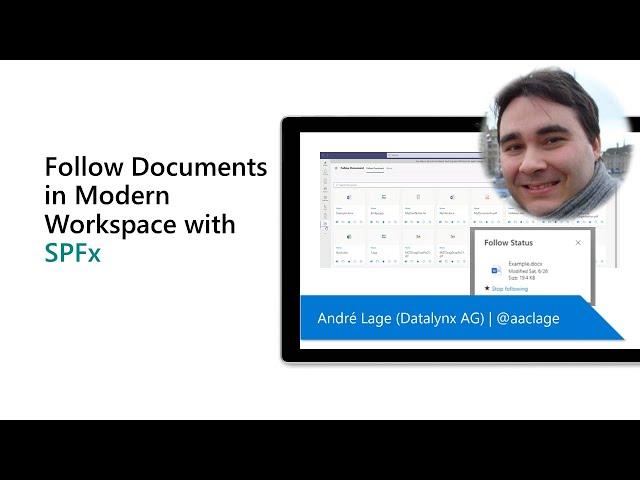 Follow Documents in Modern Workspace with SPFx