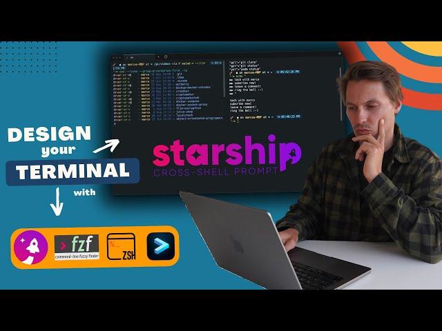 Console Terminal Customisation with ZSH + Starship (plugins & themes)