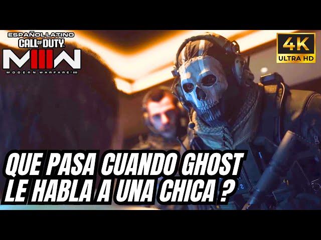 Que pasa cuando Ghost le habla a una Chica ?  - Call of Duty Modern Warfare 3 2023