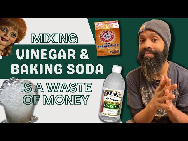 Don't Mix Vinegar & Baking Soda for Cleaning!  