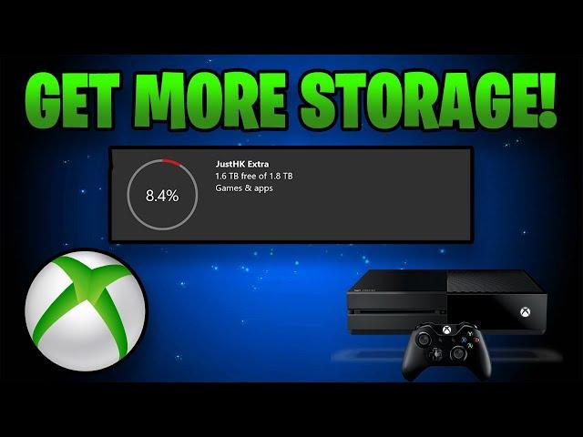 How To Get MORE STORAGE On Xbox One 2020! (Clear Space, 3 TB+!)