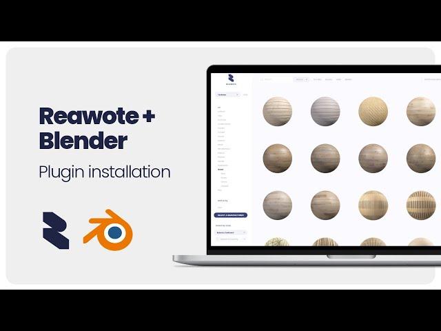 Reawote PBR loader + Blender - installation