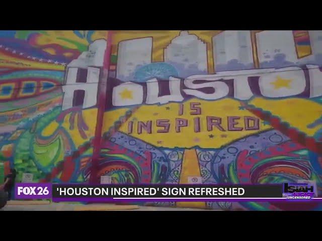 'Houston Inspired' sign refreshed