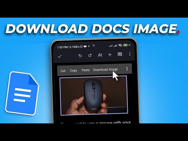 How To Download Images from Google Docs Files on Android - Save Pictures from Google Docs