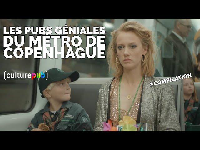 Compilation Culture Pub - Les pubs géniales du métro de Copenhague