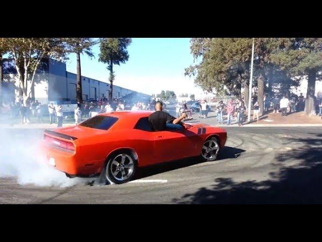 How to leave a Car Show (Burnouts, Donuts, drifts) 1080pHD