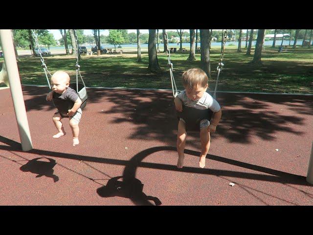 BABIES AT THE PARK!