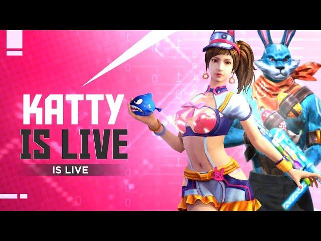 KATTY IS LIVE WITH RAISTAR & SNIPERLORD  ||  GIVEAWAY #gyangaming #totalgaming #freefire