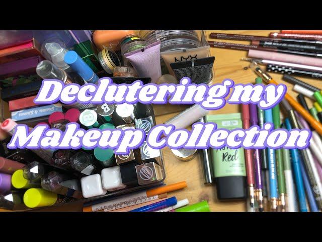 Decluttering my Makeup collection 2024