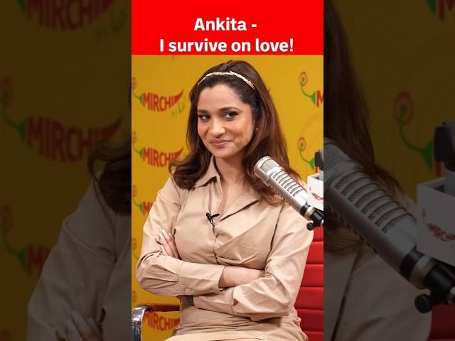 Ankita Lokhande on LOVE  #ankitalokhande #love #bollywood #vicky #relationship #shorts #mirchiplus