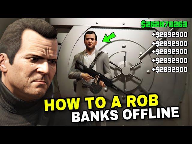 HOW TO ROB BANKS IN GTA 5 STORY MODE - NO MODS / ALL PLATAFORMS